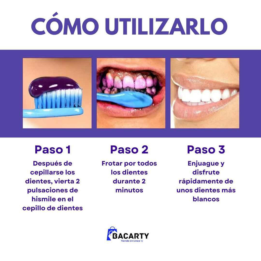 [50% OFF] Blaqueador Dental Hismile - Llévese el tercero gratis