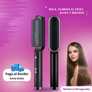 [50% OFF] Cepillo Alisador Mágico - Paga al Recibir 🔥